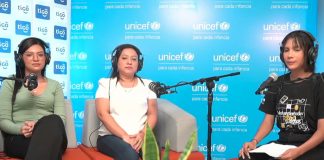Foto: Tigo Nicaragua y UNICEF comparten en el “Podcast por la Niñez Click Seguro” / Cortesía