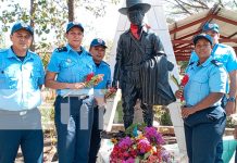 Militancia sandinista de Nandaime conmemora la lucha y valentía del Héroe de las Américas Foto: Nandaime rinde homenaje a Sandino /TN8