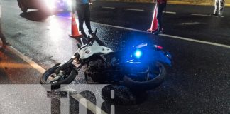 Foto: ¡Imparable! Motorizado causa accidente en la Carretera Nueva a León y deja tres lesionados/TN8