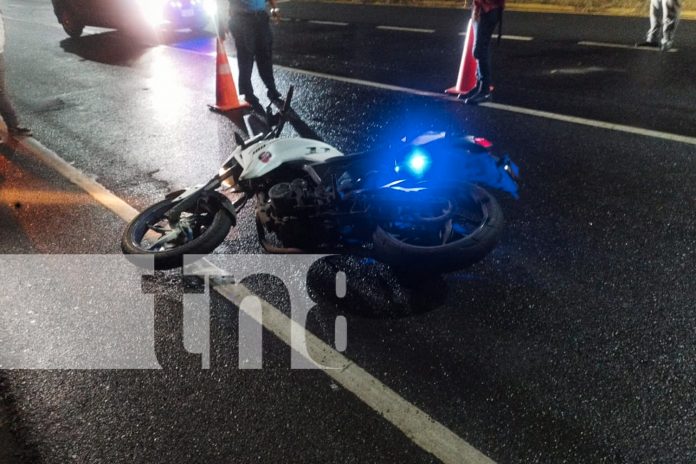 1 Foto: ¡Imparable! Motorizado causa accidente en la Carretera Nueva a León y deja tres lesionados/TN8