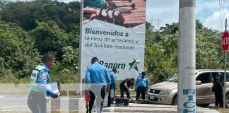 Foto: Impacto fatal cobra la vida de un motorizado en la bajada de El Coyotepe / TN8