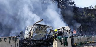 Foto: Tragedia en México luego de explotar un camión pipa/Cortesía
