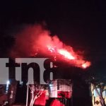 Foto: Fuerte incendio forestal en Managua/TN8