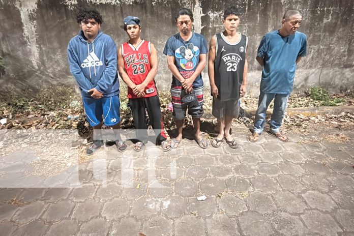 Foto: Policía Nacional captura delincuentes en Ciudad Sandino/TN8 Foto: Policía Nacional captura delincuentes en Ciudad Sandino/TN8