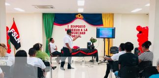 Foto: Bilwi llevó a cabo el Primer Simposio sobre el Derecho de los Trabajadores al Seguro Social/TN8