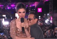 Foto: "Compórtate": El divertido gesto de Nadia hacia Marc Anthony / Cortesía