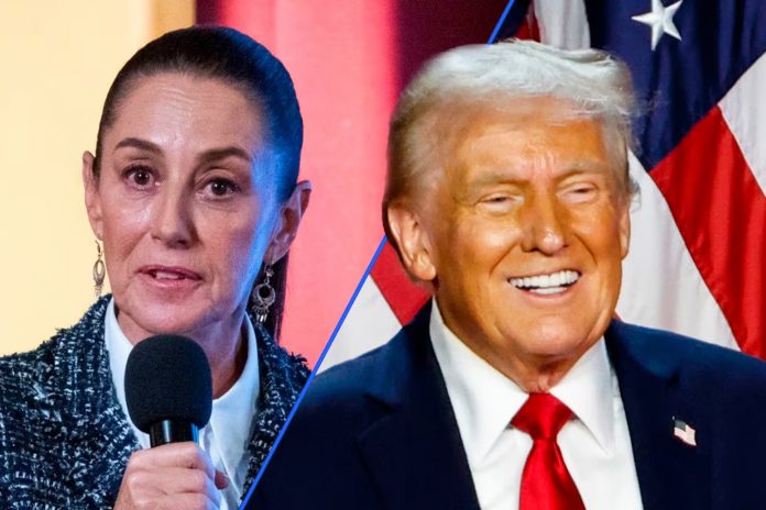 Foto: Claudia Sheinbaum y Trump anuncian pausa en aranceles /Cortesía Foto: Claudia Sheinbaum y Trump anuncian pausa en aranceles /Cortesía