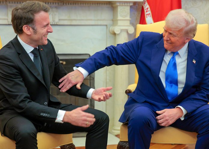 Foto: ¿Un golpe de Trump a Macron? /cortesía