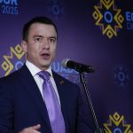 Noboa propone una reforma radical a la Constitución si es reelegido Foto: La promesa de Noboa /cortesía