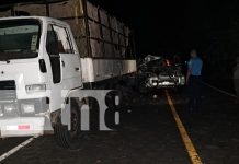 Foto: Fuerte choque en la Isla de Ometepe/TN8