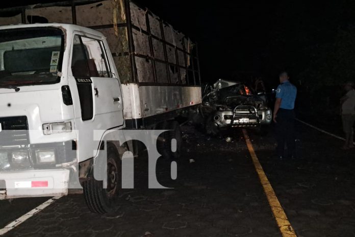 Foto: Fuerte choque en la Isla de Ometepe/TN8