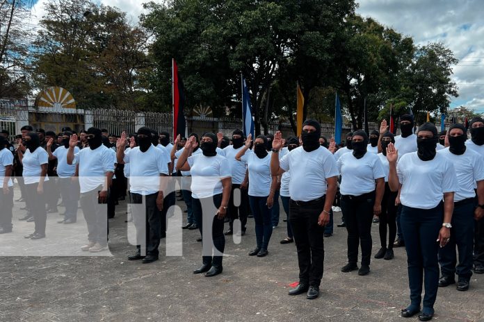Foto: Juramentan a nuevos policías voluntarios en Chontales/TN8