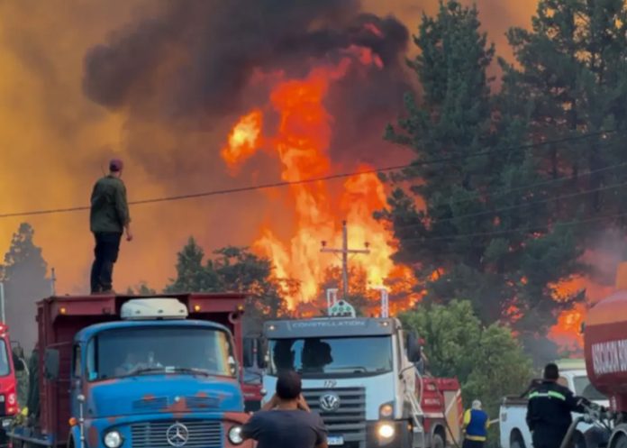 Foto: Incendios en Argentina /cortesía