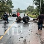 Accidente de tránsito en Mulukukú por falla mecánica deja a jugadores del Caribe heridos Foto: Falla mecánica deja jugadores del Caribe heridos en accidente de tránsito en Mulukukú/TN8
