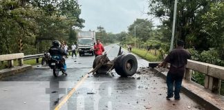 Foto: Falla mecánica deja jugadores del Caribe heridos en accidente de tránsito en Mulukukú/TN8