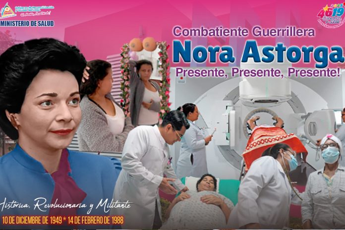 2 Foto: Nicaragua honra a Nora Astorga con clínicas de detección temprana de cáncer / Cortesía
