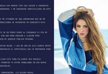 Foto: Shakira cancela concierto en Lima por emergencia médica /Cortesía