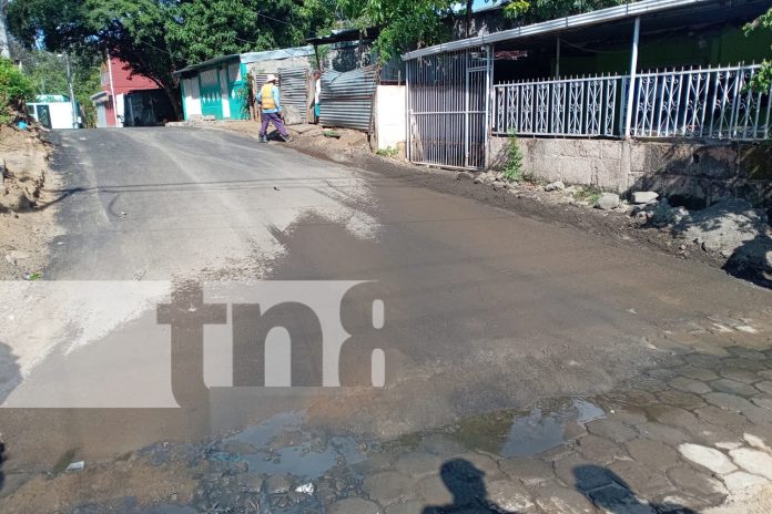 Foto: Pavimentación transforma la vida de 724 habitantes en San Isidro Central /TN8