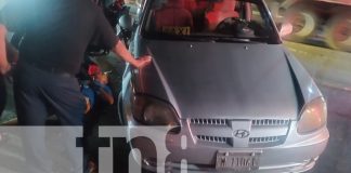 Foto: Accidente en la rotonda Centroamérica en Managua, deja un herido y daños materiales/TN8