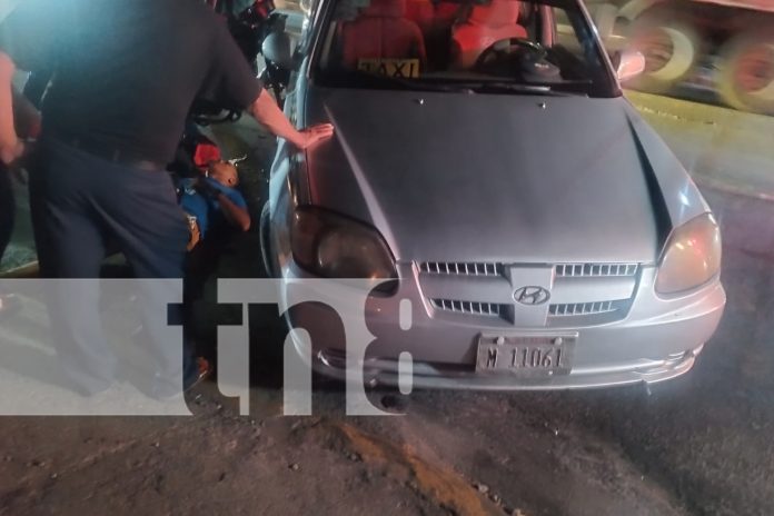 Foto: Accidente en la rotonda Centroamérica en Managua, deja un herido y daños materiales/TN8