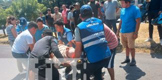 Foto: Hombre atropellado por un motociclista en Managua/TN8
