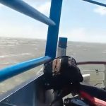 Rescate heroico en el Lago Cocibolca: Tres pescadores a salvo tras fallas mecánicas Foto: Rescate heroico en el Lago Cocibolca: Tres pescadores a salvo tras fallas mecánicas/TN8