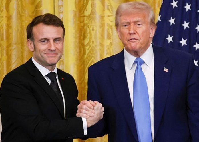 Foto: Macron y Trump /cortesía Foto: Macron y Trump /cortesía