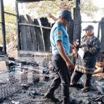 Tragedia en Chontales: Incendio deja sin hogar a una familia en El Camastro Foto: Incendio consume casa en Chontales/TN8