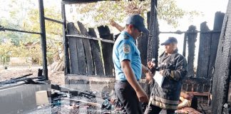 Foto: Incendio consume casa en Chontales/TN8