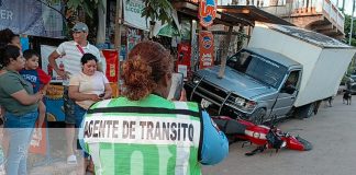 Foto: Camioneta sin frenos causa accidente en Bluefields/TN8