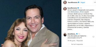 Foto: Laura Flores confirma su relación amorosa con Lalo Salazar /Cortesía