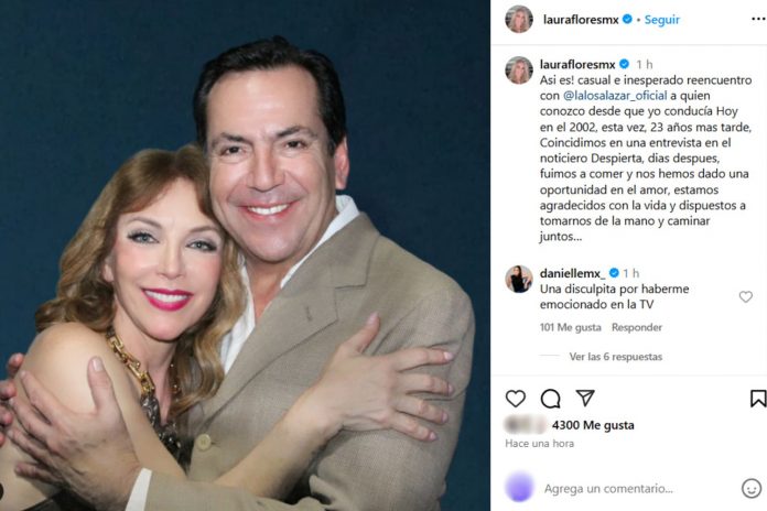 Foto: Laura Flores confirma su relación amorosa con Lalo Salazar /Cortesía