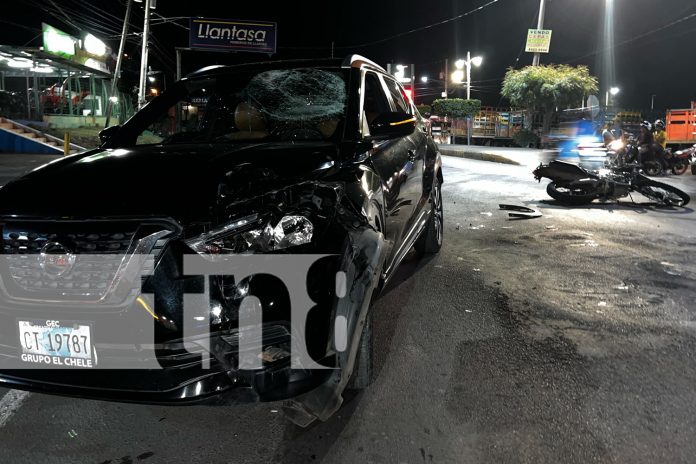 Foto: Fuerte accidente de tránsito en Juigalpa/TN8