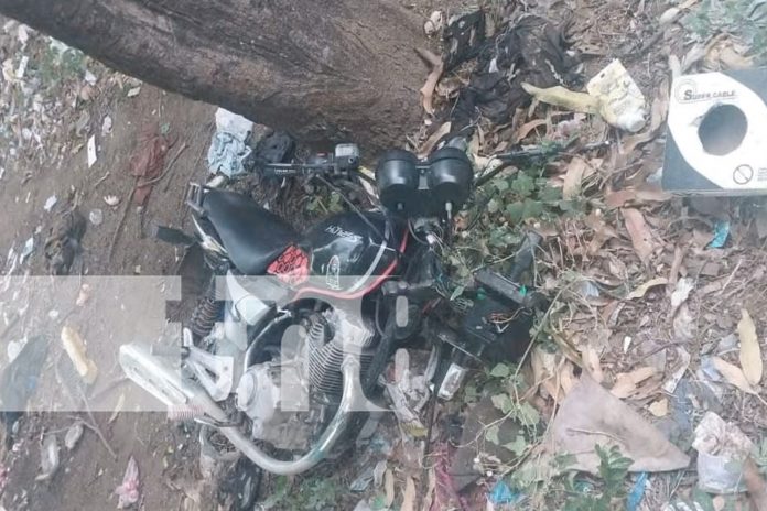 Foto: Roban moto en Managua/TN8