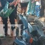 Menores a bordo de una motocicleta provocan accidente en Rivas Foto: Accidentes de tránsito en el departamento de Rivas/TN8