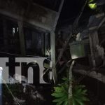 Tres viviendas colapsan en Santo Domingo, Chontales: 15 personas afectadas Foto: Derrumbe en Santo Domingo, Chontales/TN8