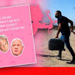 «Vengan ilegalmente y los deportaremos»: la insólita tarjeta de Trump por San Valentín Foto: Tarjeta de San Valentín a migrantes ilegales /Cortesía