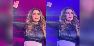 Foto: Alicia Villarreal hizo señal de auxilio /Cortesía