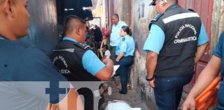 Foto: Hombre muerto en el sector de “La Campana", en el corazón del mercado municipal de Granada/TN8