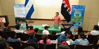 Foto: MARENA, organizó el cine foro “Protejamos la Capa de Ozono”/Cortesía