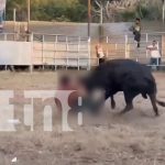 El conocido Miura mandó al hospital a un improvisado en las fiestas patronales de Diriomo Foto: El conocido Miura mandó al hospital a un improvisado en las fiestas patronales de Diriomo/TN8