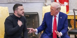 Foto: Trump y Zelenski en discusión por Ucrania