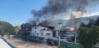 Foto: Bandas criminales incendian el hospital más grande de Haití /Cortesía