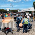 Foto: Accidente en el sector de Camino de Oriente, Managua/TN8