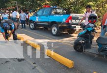 Foto: Accidente de tránsito ocurrió hoy en el kilómetro 93 del bypass en el municipio de León/TN8