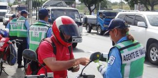 Foto: Regulación vial en Managua