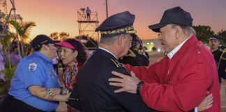 Foto: Comandante Daniel Ortega y la Compañera Rosario Murillo juramentaron a nuevos Policías Voluntarios/ Cortesía