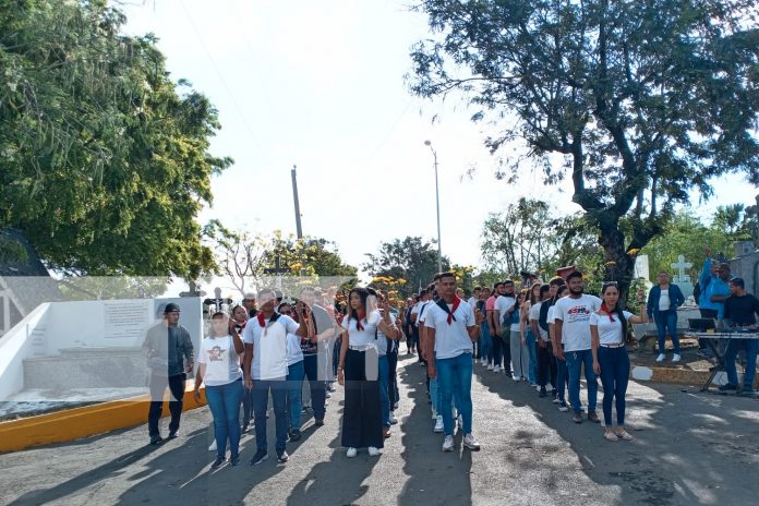 Foto: Juventud Sandinista recuerda a Camilo Ortega/TN8 Foto: Juventud Sandinista recuerda a Camilo Ortega/TN8