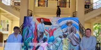 Foto: Donación de Maurizio Governatori de su arte a Nicaragua / TN8