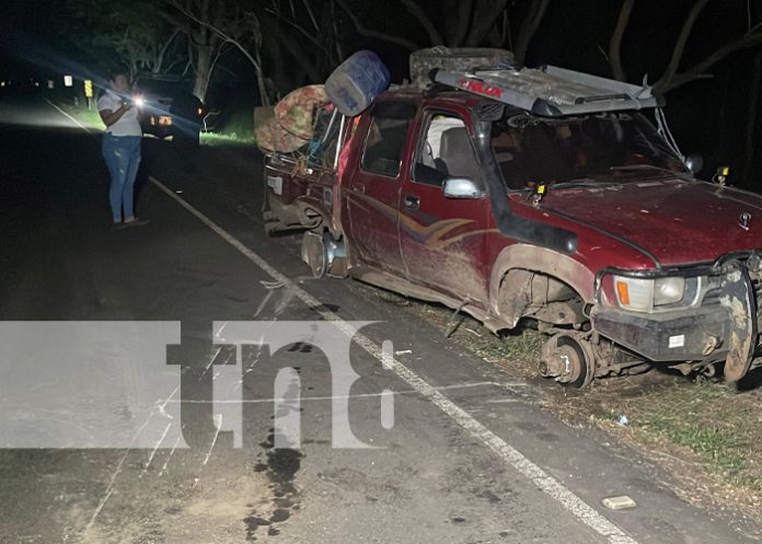 Foto: Accidente de tránsito en Juigalpa, Chontales / TN8 Foto: Accidente de tránsito en Juigalpa, Chontales / TN8